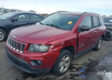 2014 Jeep Compass Sport z USA, uszkodzony, nr VIN 1C4NJCBA7ED882598